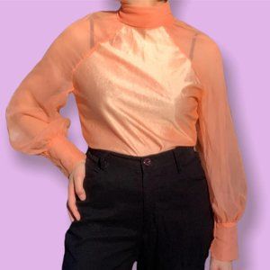 RETRO PASTEL ORGANZA BODYSUIT